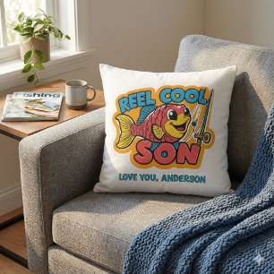 Reel Cool Son Throw Pillow