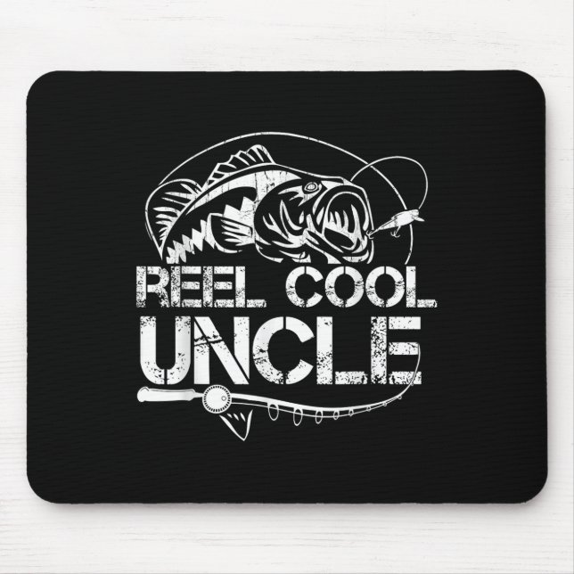 Reel Cool Uncle Fishing Daddy Fathers Day Dad For  Mouse Pad (Front)