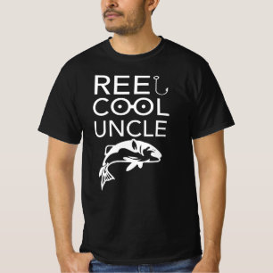 Reel Cool Uncle - Fishing Uncle Step-Dad Father T-Shirt