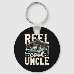 Reel Cool Uncle Funny B Fishing Uncle Father’s Day Keychain