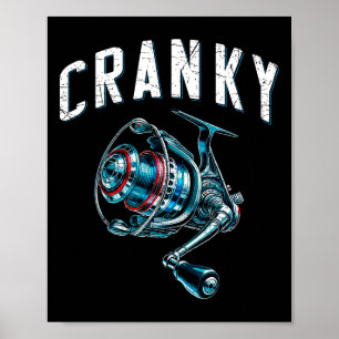 Reel Cranky Funny Fisherman Funny Fishing Cranky F Poster
