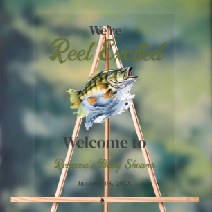 Reel Excité Poisson Baby shower Accueil