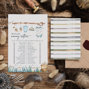 Reel Fun Fishing Would Mommy Rather Baby Shower 