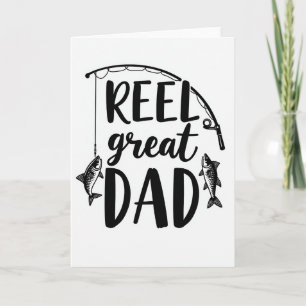 Reel Great Dad Fish Hook Card