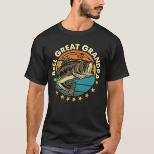 Reel Great Grandpa Vintage Fishing Tee