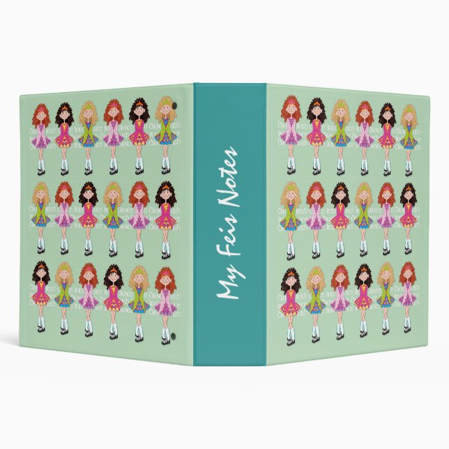 Reel Princesses Feis Notes Binder (Background)