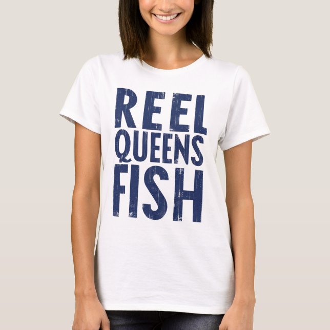 Reel Queens Fish Tee (Front)