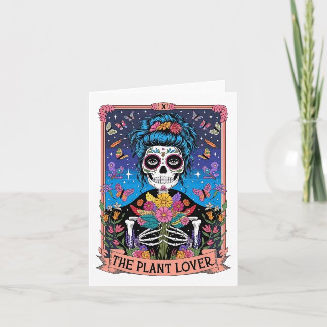 Reel Scared Halloween Fishing Funny Skeleton Fishe Card (Front)