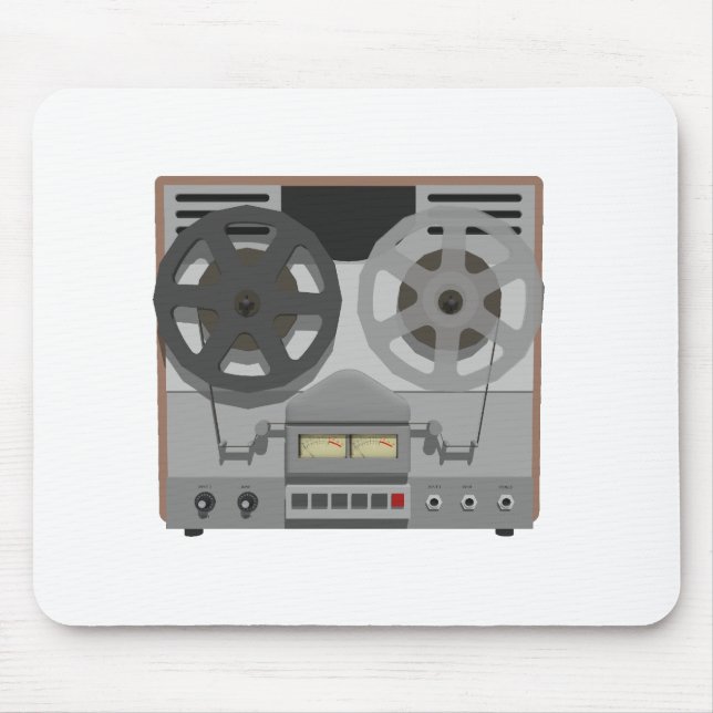 Reel to Reel Tape Player: 3D Model: Mouse Pad (Front)