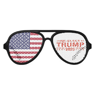 réélire les lunettes de soleil Trump 2020