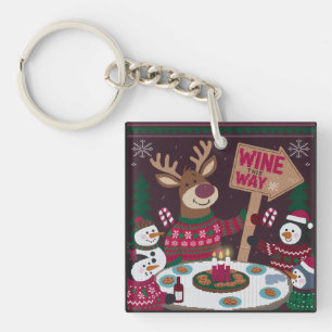 Reender party arrow keychain