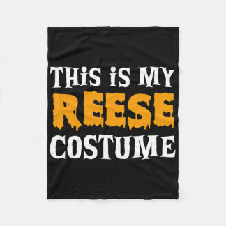 Reese Halloween Personalized Costume Funny  Fleece Blanket