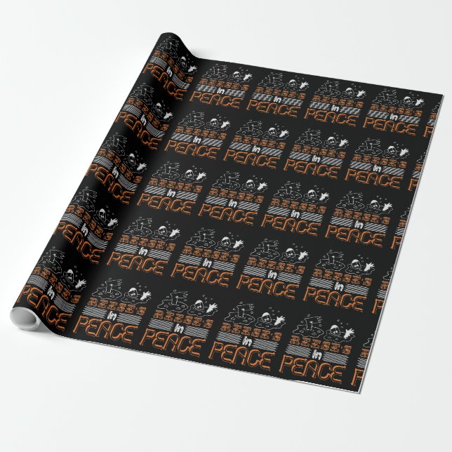 Reese's In Peace Wrapping Paper (Unrolled)