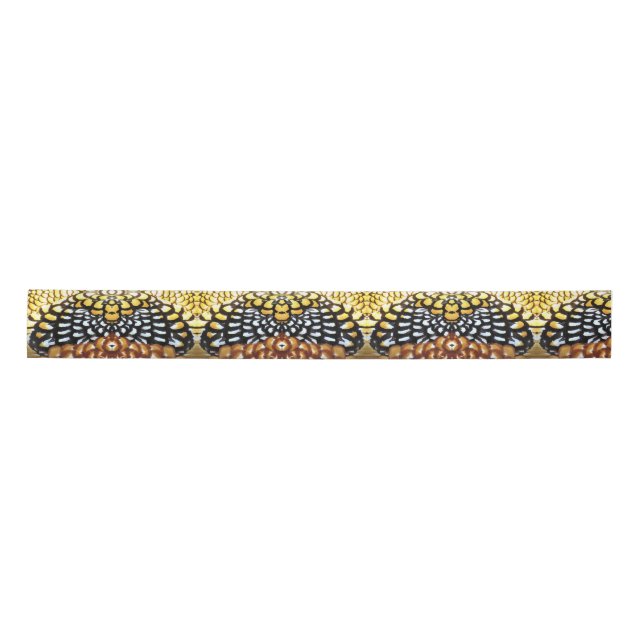 Reeve's Pheasant Feather Design - Ribbon Satin Ribbon (Front)