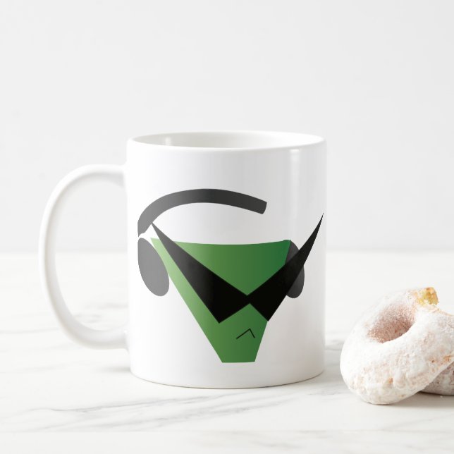 ReeZen Classic 11oz Ceramic Mug by AffordaBuds (With Donut)