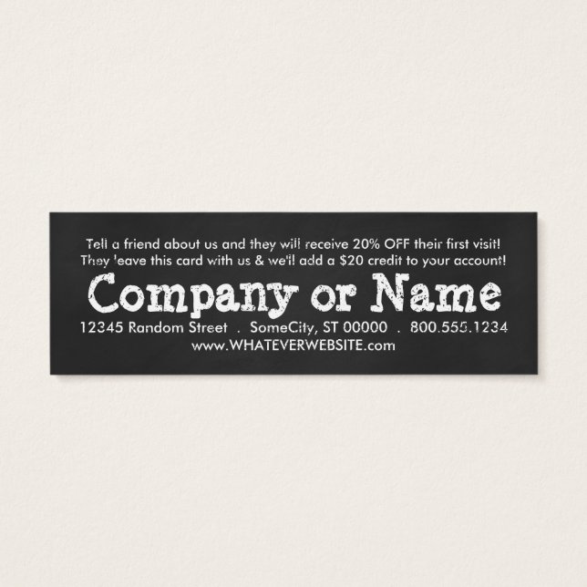 refer a friend chalk (Back)