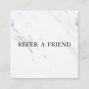 Refer a Friend Elegant Business Professional  Referral Card