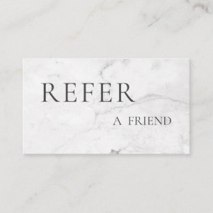 Refer a Friend Elegant Business Professional  Referral Card