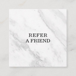 Refer a Friend Elegant Business Professional  Referral Card