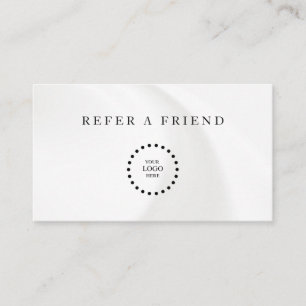Refer a Friend Elegant Business Professional  Referral Card