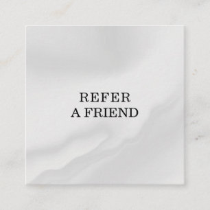 Refer a Friend Elegant Business Professional  Referral Card