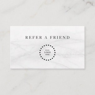 Refer a Friend Elegant Business Professional Referral Card