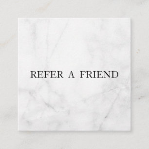 Refer a Friend Elegant Business Professional  Referral Card