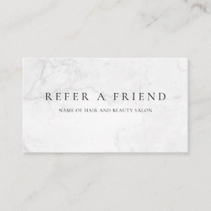Refer a Friend Elegant Business Professional  Referral Card