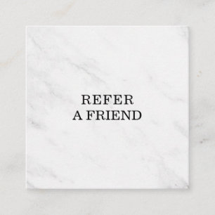 Refer a Friend Elegant Business Professional  Referral Card