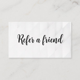 Refer a Friend Elegant Business Professional  Referral Card