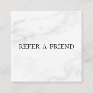 Refer a Friend Elegant Business Professional  Referral Card