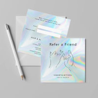 Refer a Friend Holographic Beauty and Makeup