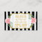 Refer a Friend | Pink Floral Gold Stripes Referral