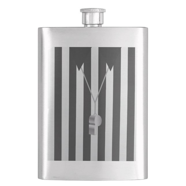 Referee 8 oz. Flask (Front)
