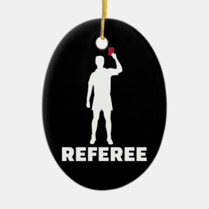 Referee Ceramic Ornament