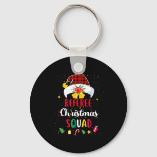 Referee Christmas Squad Santa Hat Umre Match  Keychain