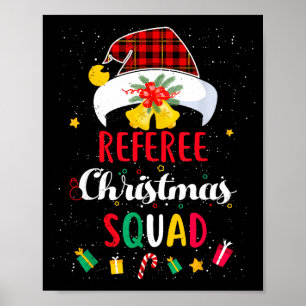 Referee Christmas Squad Santa Hat Umre Match Poster