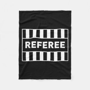 Referee Costume Referee Jersey Referee Shirt Fleece Blanket