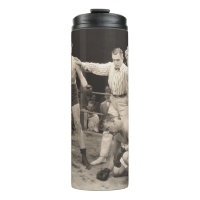 Referee counting over boxer in ringboxing, vintage