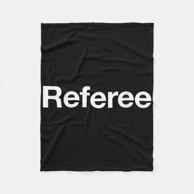 Referee Karate Tournament  Fleece Blanket (Front)