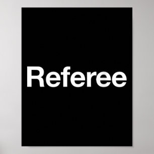 Referee Karate Tournament Poster