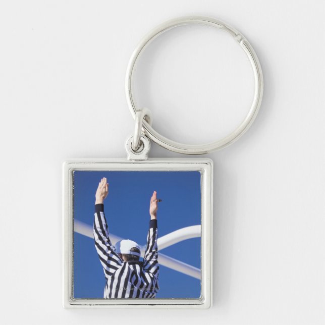 Referee signalling touchdown or successful field keychain (Front)