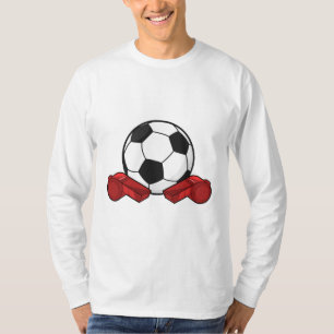 Referee whistle & Soccer ball T-Shirt