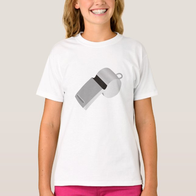 Referees Whistle Girls T-Shirt (Front)