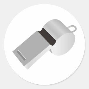 Referees Whistle Stickers