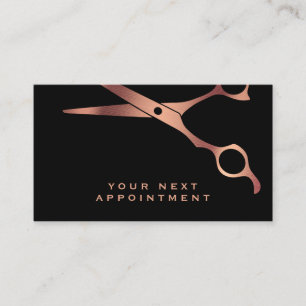 Référencement Barber Shop Black Hair Salon Carte de rendez-vous
