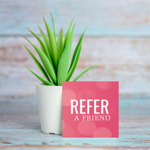 Référencement Carte de Motif rose simple et élégante