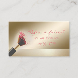 Référencement Carte de recommandation de pinceau de maquillage é