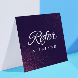 Référencement Carte de recommandation d'entreprise minimaliste