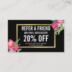 Référencement Carte de recommandation du salon Beauty Florals